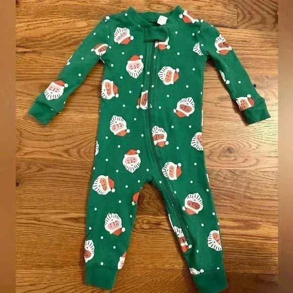 Tucker & Tate Glow in the Dark Santa Sleeper Pajamas - Picture 1 of 6